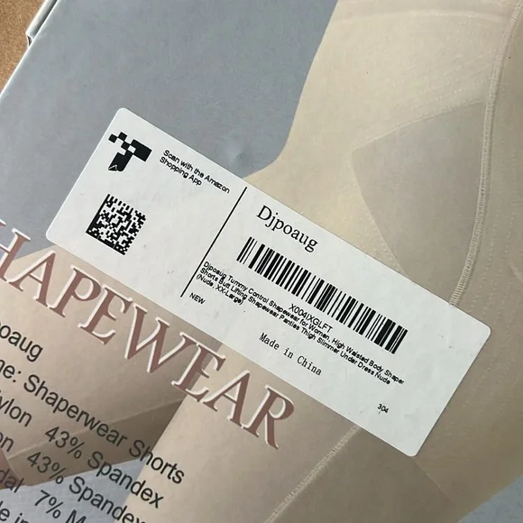 NWT Tummy Control Shapewear High Waisted Body Shaper Shorts Butt Lifting XXL - Picture 5 of 5